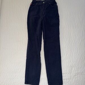Vintage BONGO Women's Dark Navy Blue Straight Leg Jeans